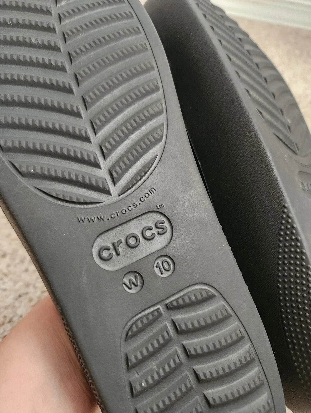 Crocs Classic Platform Black Slide